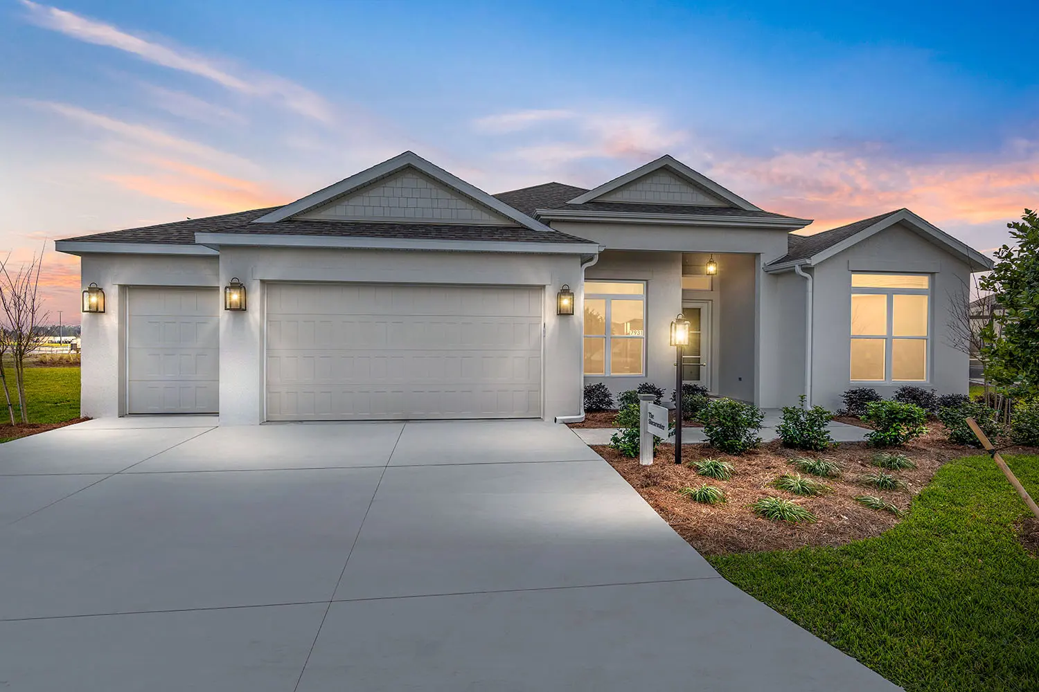 premier-shearwater-street-of-dreams-front-exterior-sunset-3