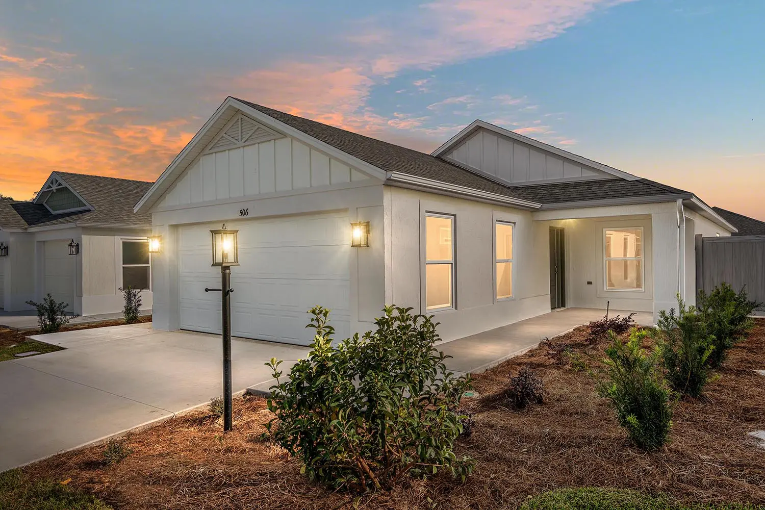 courtyard-villa-durham-exterior-sunset-3