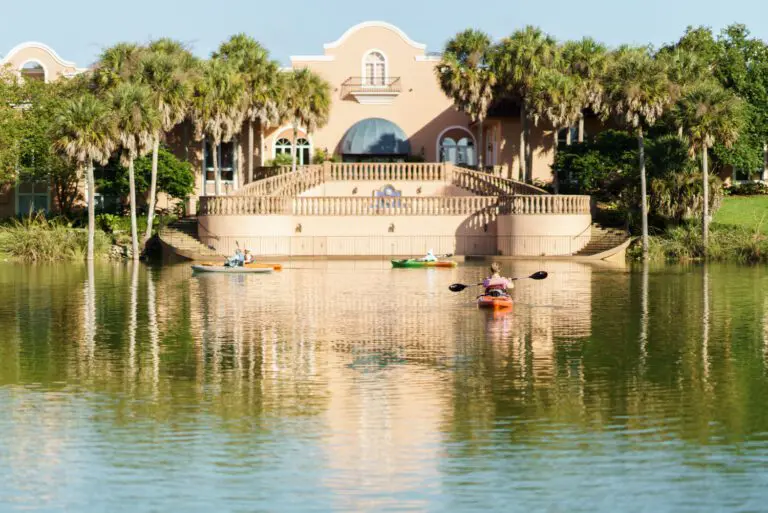 Lake Mira Mar behind Hacienda Recreation Center